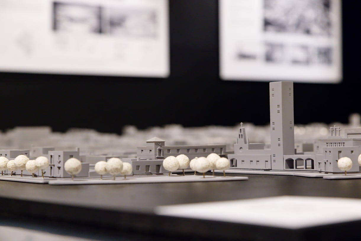 Maqueta tridimensional de los asentamientos creados en Roquetas de Mar